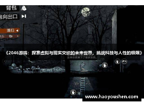 《2046游戏：探索虚拟与现实交织的未来世界，挑战科技与人性的极限》