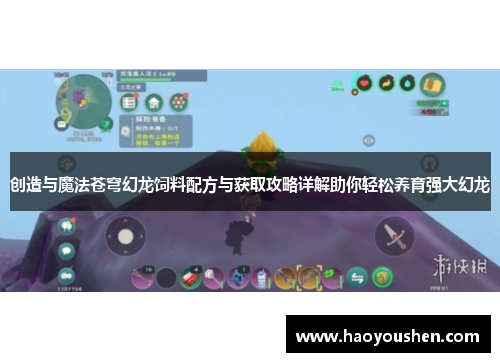 创造与魔法苍穹幻龙饲料配方与获取攻略详解助你轻松养育强大幻龙